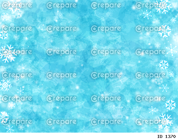 雪　水彩　背景素材　背景　雪の結晶　結晶　冬　壁紙　青　水色　柄