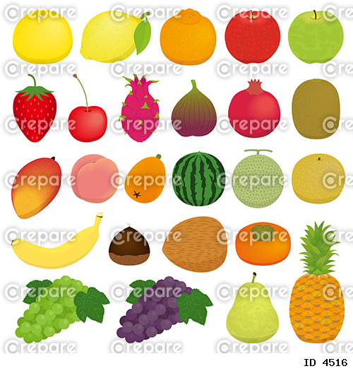 果物のイラストセット