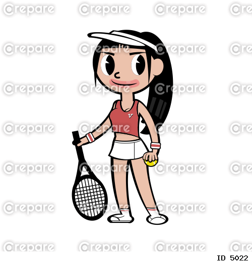 女性テニスプレイヤー