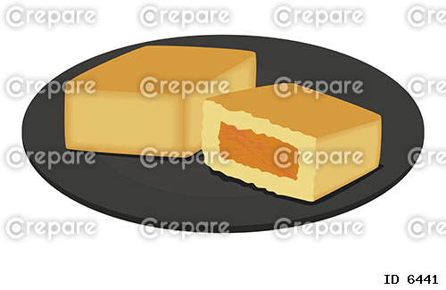 パイナップルケーキのイラスト