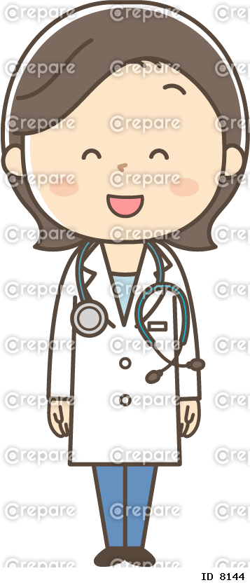 笑顔の女性医師