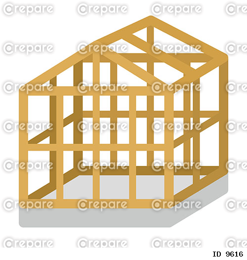 住宅の基本構造のイラスト