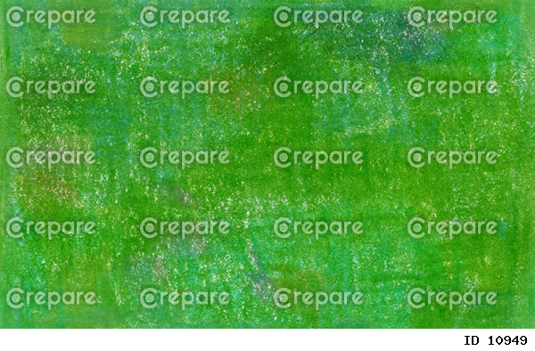 ザラッとした質感の紙に緑色でペイントした壁紙素材