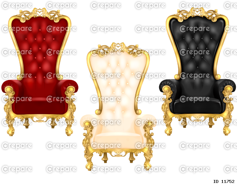 王様の椅子 欧風のアンティークチェアセット