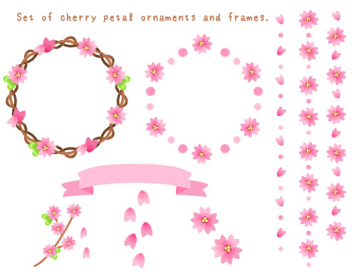 桜のあしらいセット