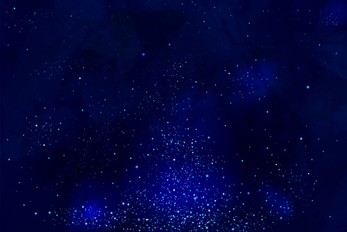 美しい星空 海に反射する星屑が神秘的な背景グラフィック クリパレ