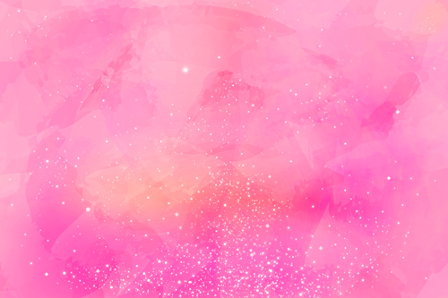 ピンク色のファンタジーな星空の背景グラフィック