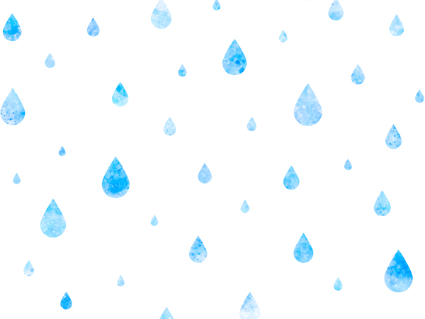 雨 雫 梅雨 雨粒 粒 夏 背景素材 背景 壁紙 水彩 クリパレ